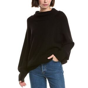 Serenette Womens  Turtleneck Wool Sweater, Black